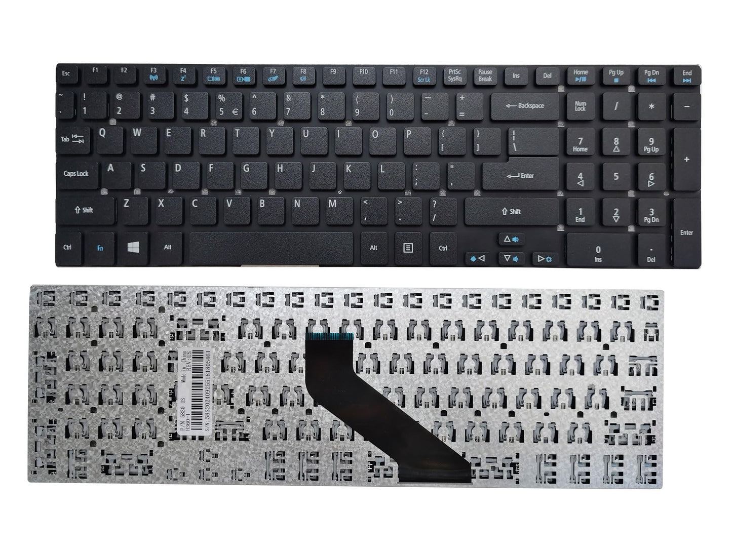 New Laptop Replacement Keyboard for Acer Aspire VN7-791 VN7-791G-72AH VN7-791G-53F1 V5-561 V5-561G V5-561P V5-561PG V121762FS4 MP-10K33U4-6981 US