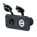 Marinco 12VCOMBO Dual USB and 12V Socket Port
