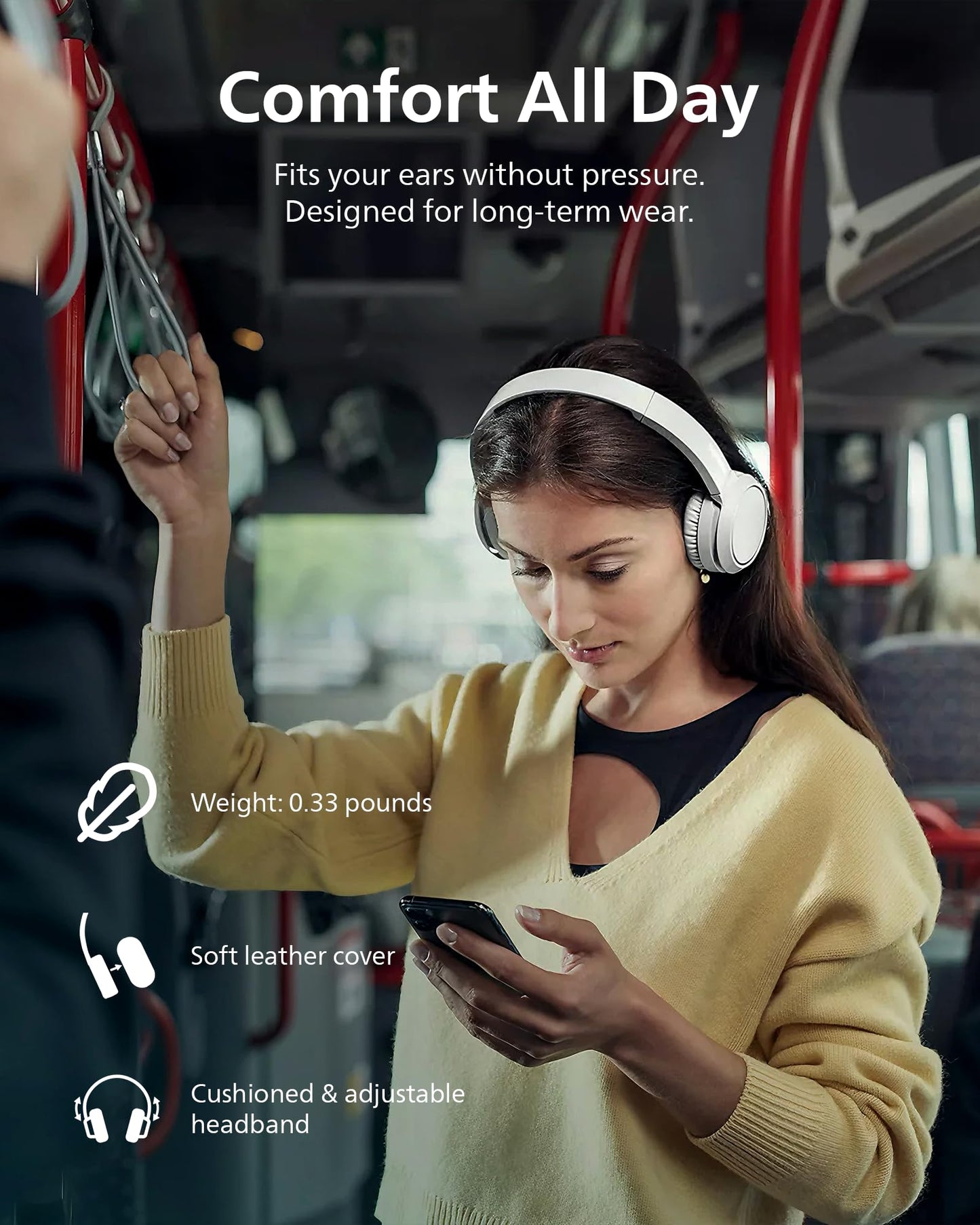 Philips H4205 Wireless Headphone,On-Ear Bluetooth Headphone with BASS Boost,Quality Sound,32mm Drivers,29-Hour Battery Life,Fast…