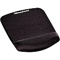Fellowes PlushTouch Foam Mouse Pad Wrist Support - Black (9252001)
