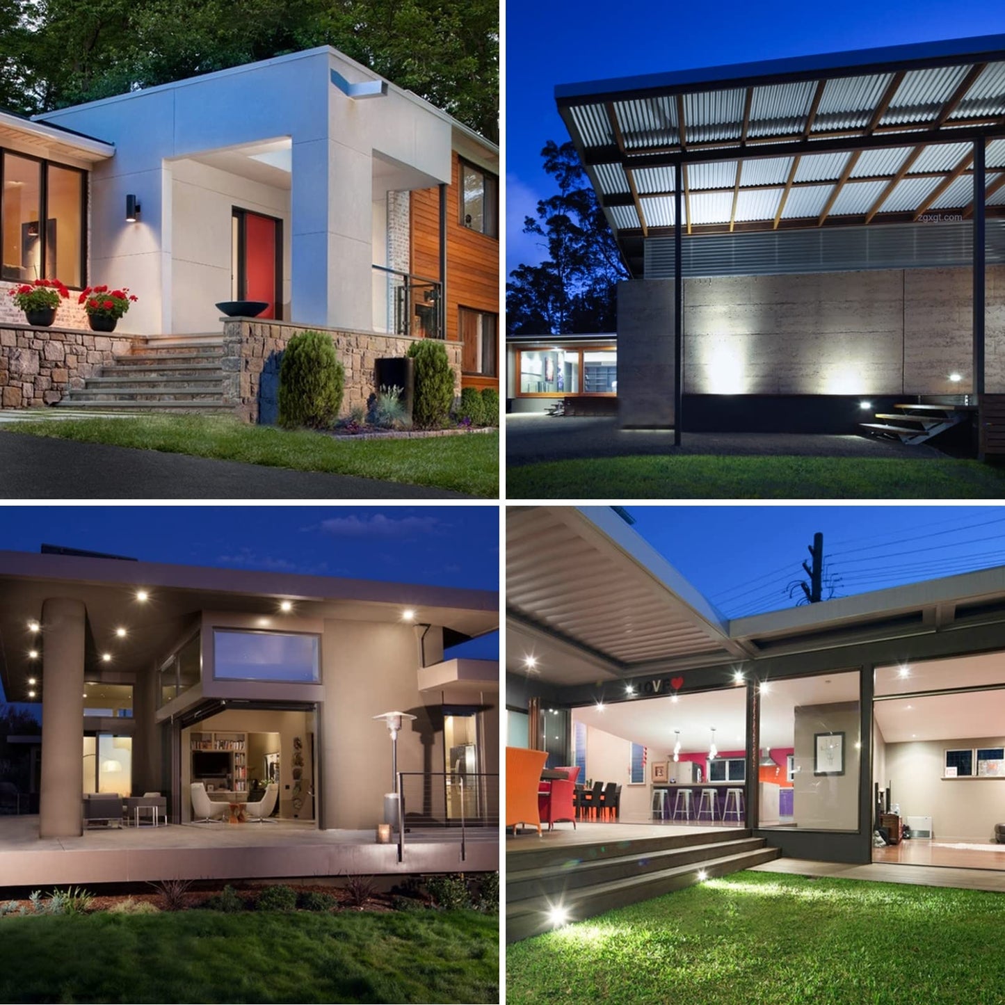 Gonhom Par38 led Flood Lights Outdoor Light Bulb,Dimmable 1800LM,20W Replace up to 200W,Outdoor Flood Light Bulbs for Backyard,Garage,Porch,Garden,2