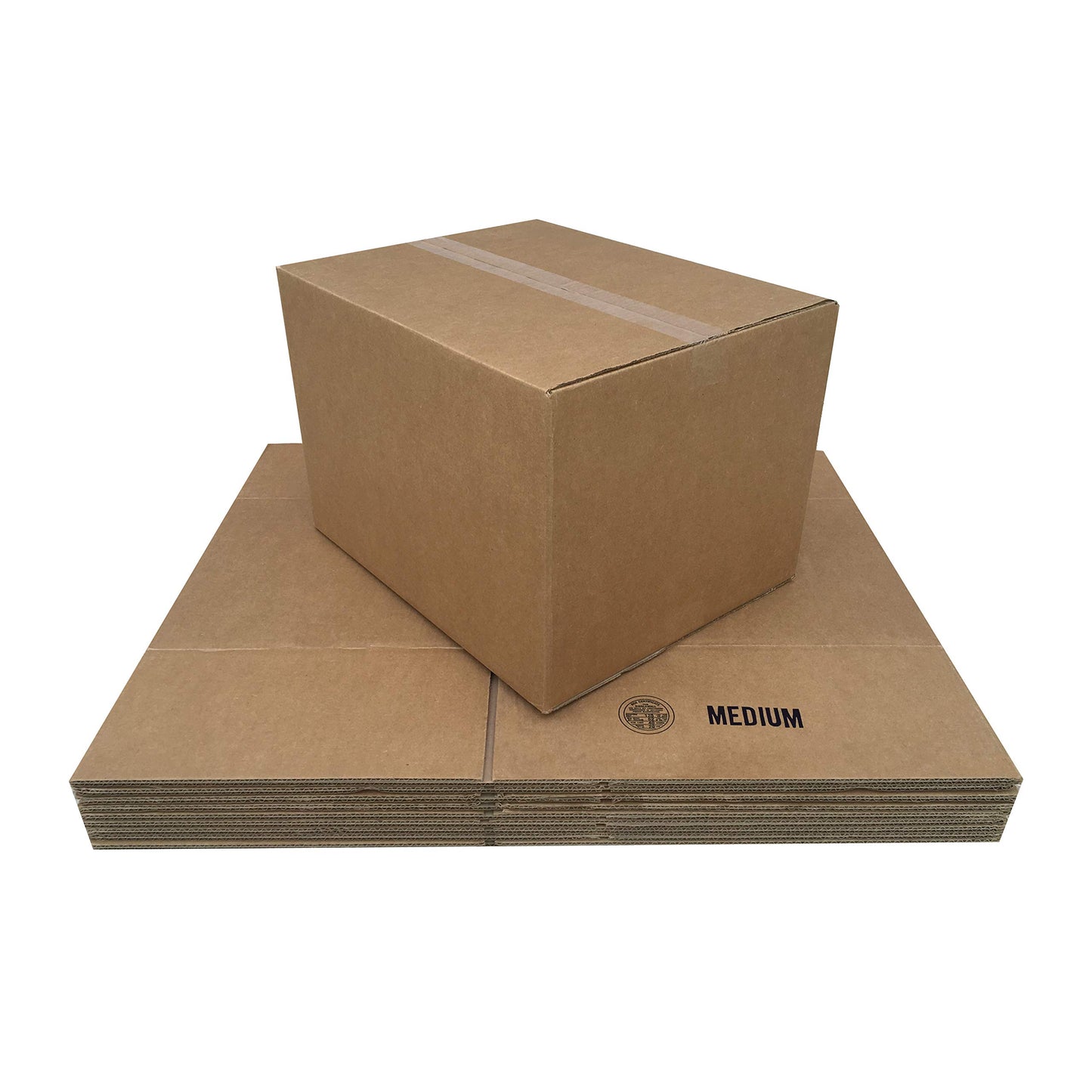 Amazon Basics Cardboard Moving Boxes for Packing and Shipping, Medium Size, 18" x 14" x 12", Brown, 10-Pack