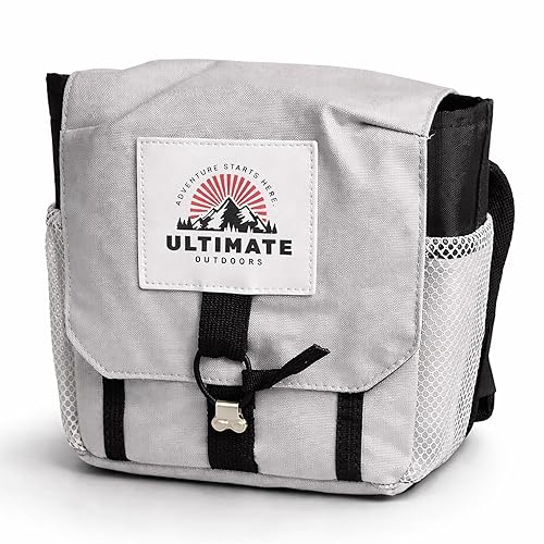Ultimate Outdoors Binocular Harness Bag - Adjustable Chest Pack with Wide Opening, Zip Access, and Side Mesh Storage Pockets - Secure Carry