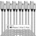[Apple MFi Certified] 6Pack[3/3/6/6/6/10ft] iPhone Charger Lightning Cable Compatible iPhone 14ProMax/14Pro/14/14Plus/13Pro/13/12Pro/12/11…