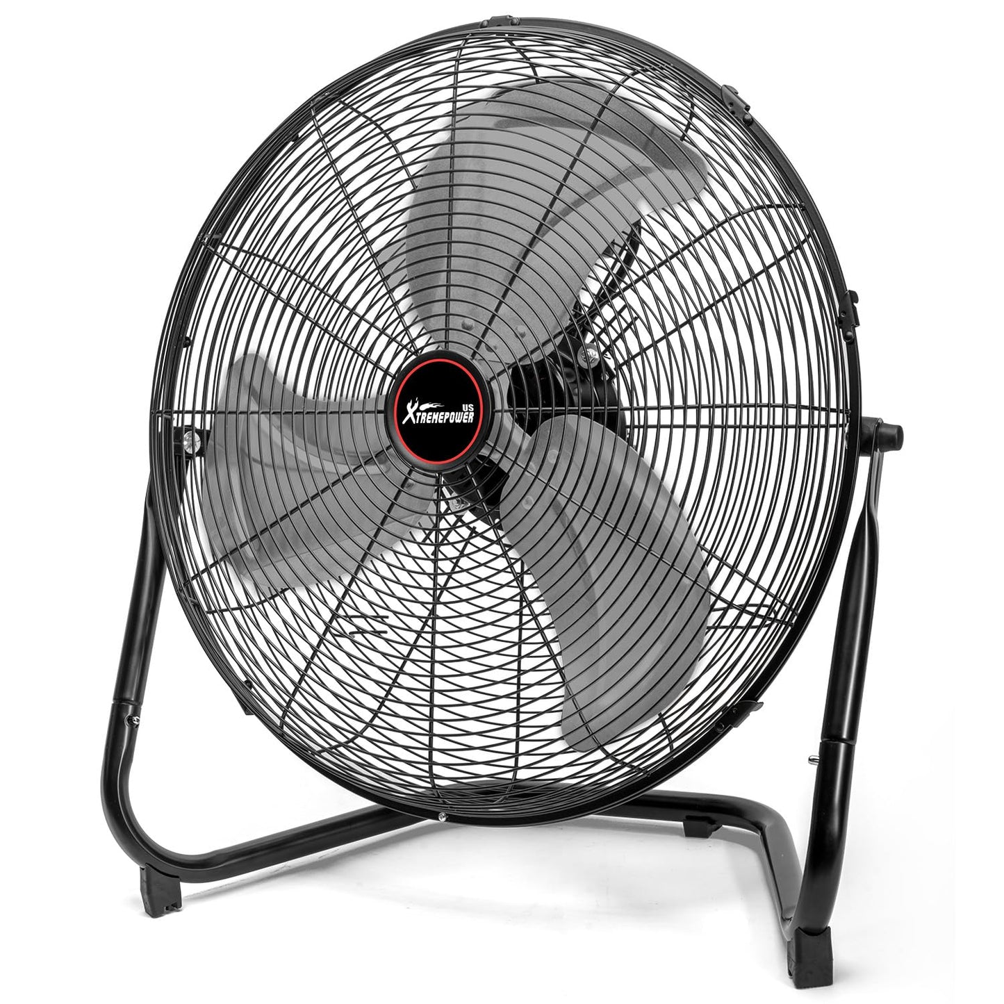 XtremepowerUS 20-Inch Floor & Wall Mount Fan, 2-in-1 High Utility Fan, 3-Speed 120W Motor, 5000 CFM Airflow, Heavy Duty Indoor Fan for Home, Garage