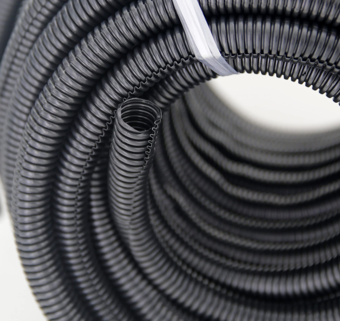 12vMax - 1/2" inch Split Loom roll of 50ft Cable Shielding Sleeve Plastic high-Temperature Cover for Electrical Industrial