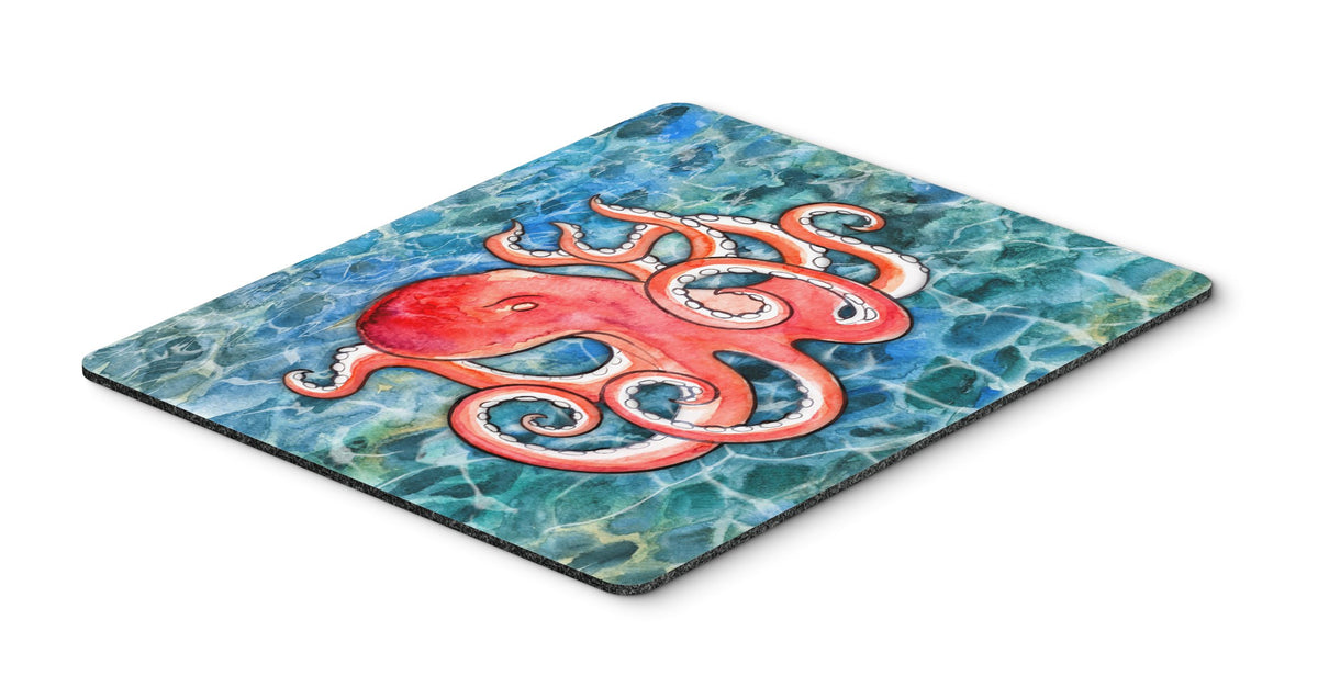 Caroline's Treasures BB5357MP Octopus Mouse Pad, Hot Pad or Trivet for Home Office Gaming Working Computers Laptop Mouse Mat,Washable Large Mousepad