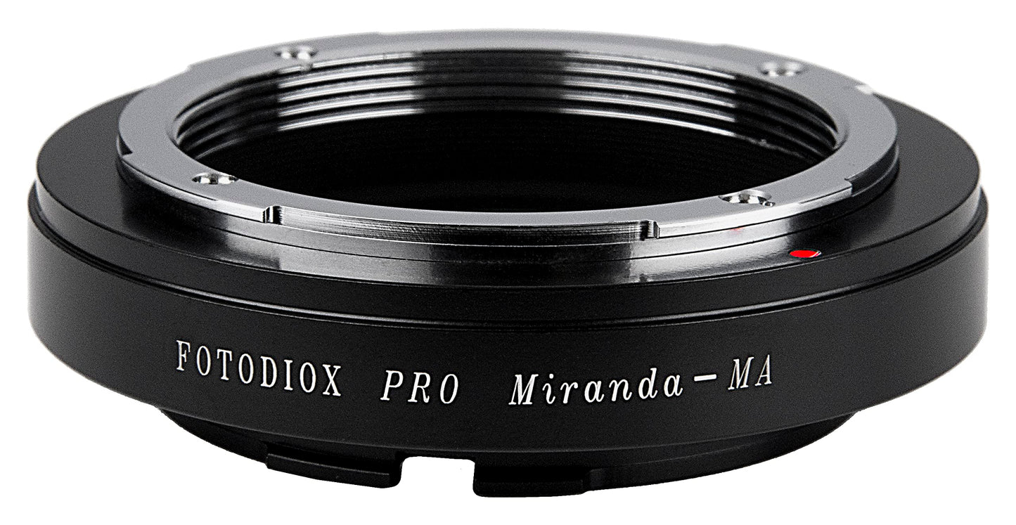 Fotodiox Pro Lens Mount Adapter, for Miranda Lens to Sony Alpha DSLR Cameras