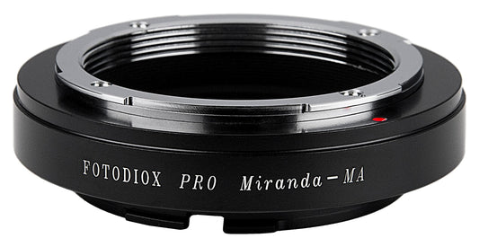 Fotodiox Pro Lens Mount Adapter, for Miranda Lens to Sony Alpha DSLR Cameras