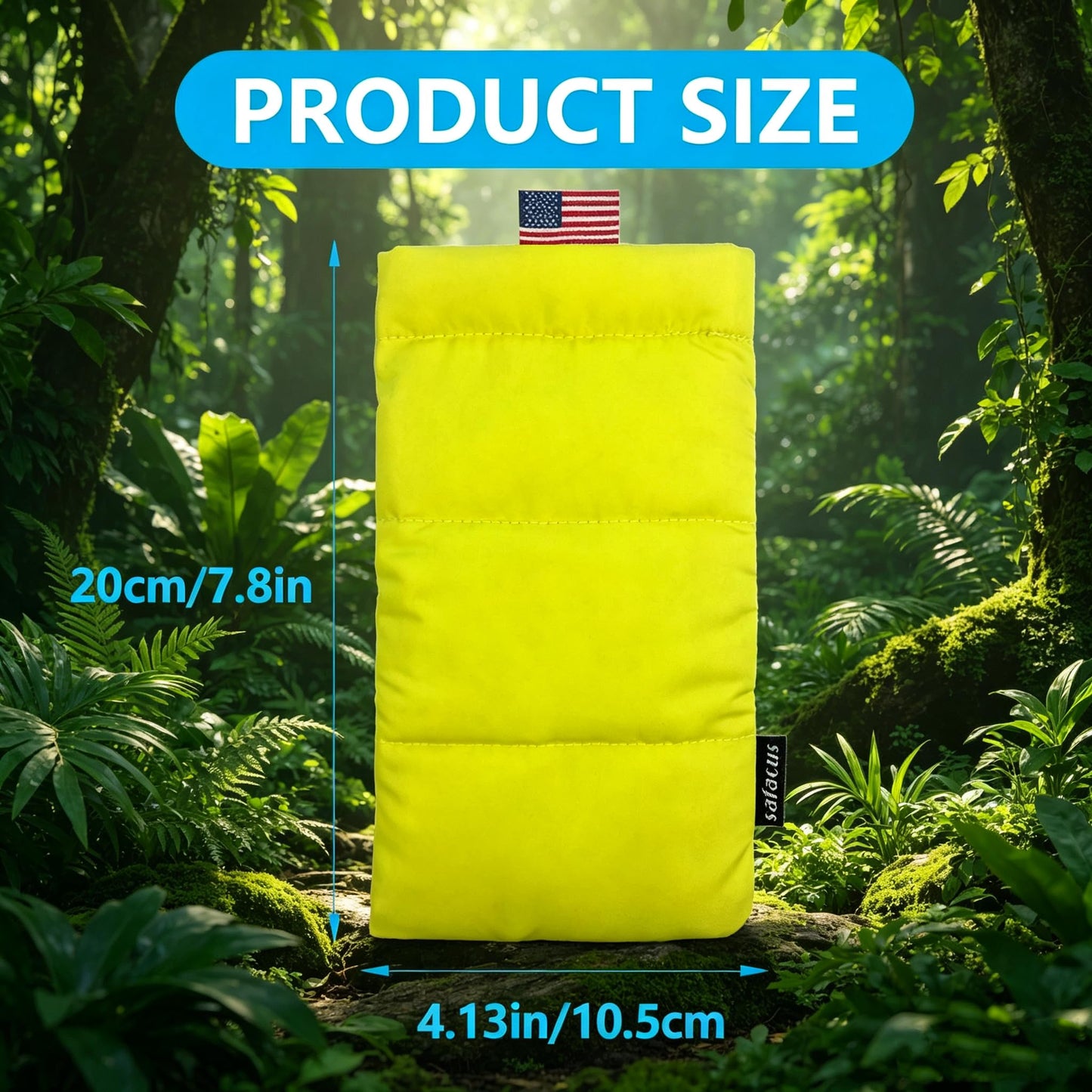 SAFACUS Thermal Phone Case Prevent OVERHEATING in The Sun, Cellphone Pouch for Camping Prevents Freezing, Extends Battery Life, Outdoor Warm Cover