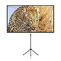 Portable Projector Screen with Stand, Outdoor Movie Screen, 80 Inch 16:9, Light-Weight, Mobile and Compact, Easy Setup and Carrying, Projection Screen