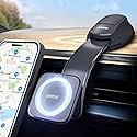 aetos for iPhone MagSafe Car Mount Magnetic Phone Holder with Adhesive Suction Base, Fits iPhone 17/16/15/14 Pro/Plus/Max and Android Phones with Ring