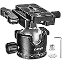 CAVIX 36mm Tripod Ball Head with Lever Release, Low Profile Heavy Duty Ball Head Mount with Arca Swiss Quick Release Plate for Camera Tripod Monopod
