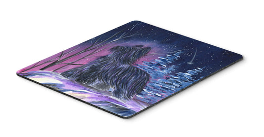 Caroline's Treasures SS8366MP Starry Night Briard Mouse Pad, Hot Pad or Trivet for Home Office Gaming Working Computers Laptop Mouse Mat,Washable