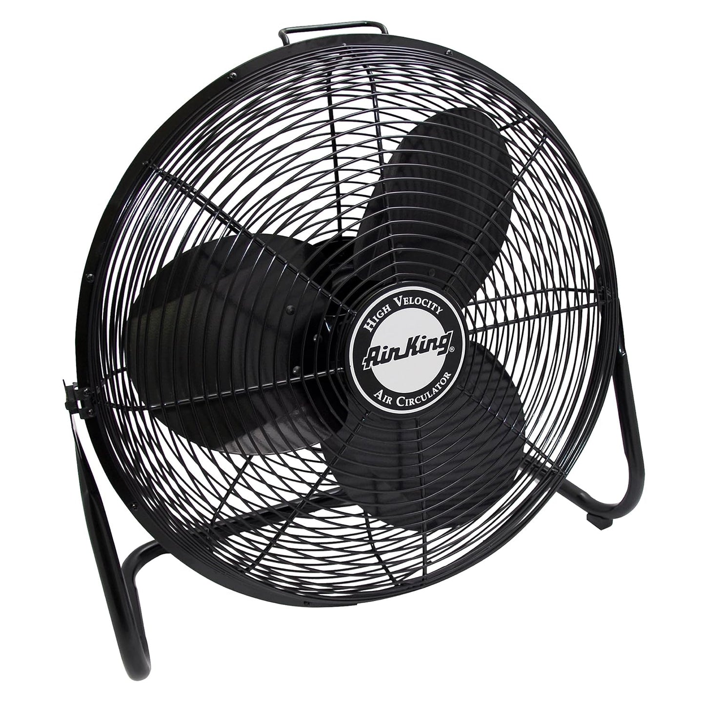 Air King 9220 20-Inch Industrial Grade High Velocity Pivoting Floor Fan, 20 Inches, Black