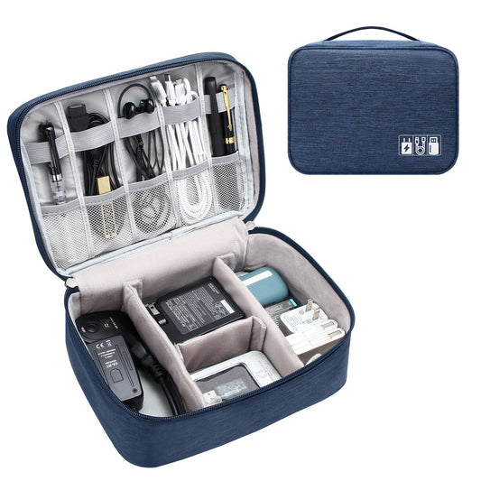 YOUBDM Electronics Organizer Travel Cable Organizer Bag Waterproof Portable Digital Storage Bag Electronic Accessories Case Cable Charger Organizer