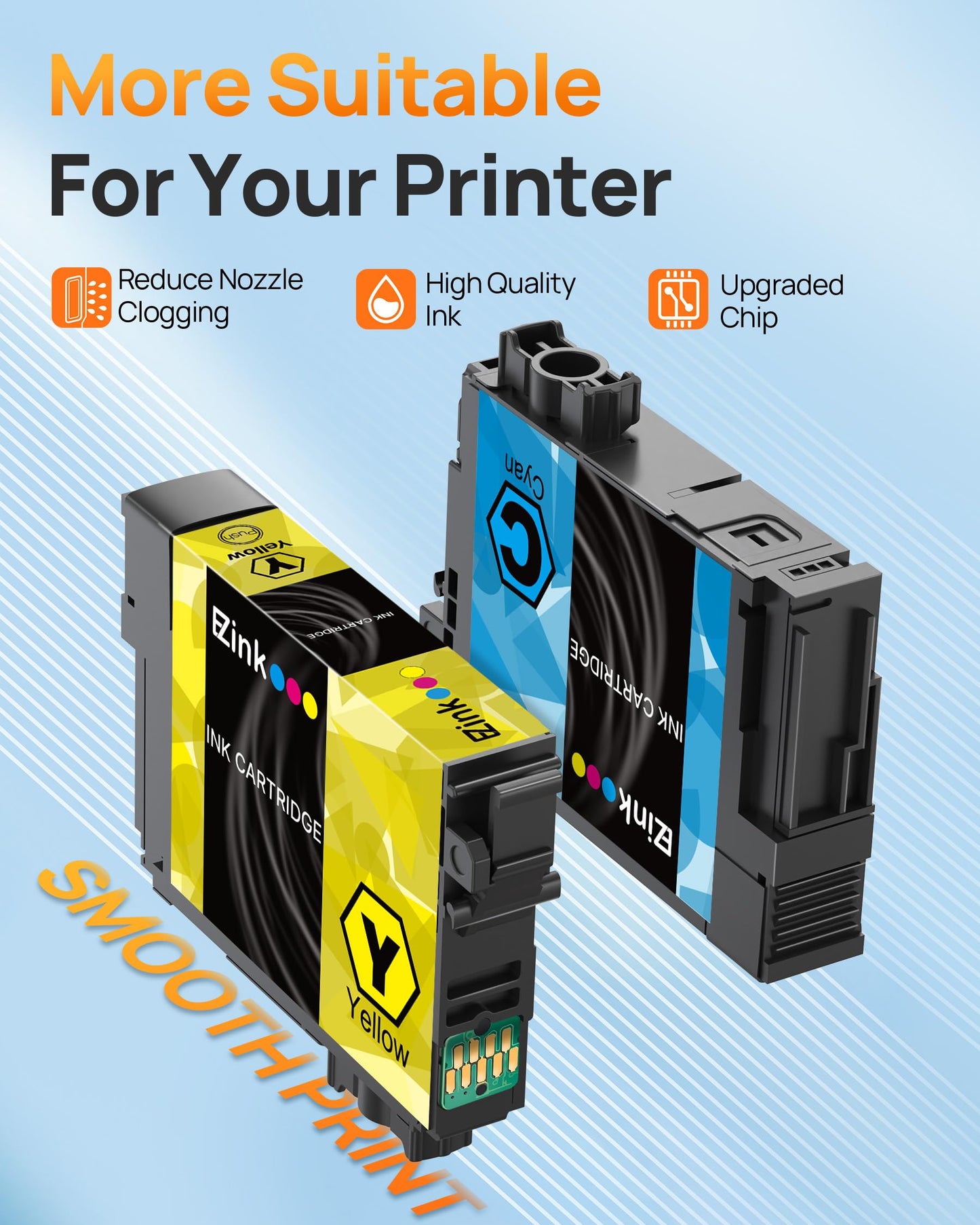 E-Z Ink Remanufactured Replacement for 222XL Ink Cartridges Combo Pack
