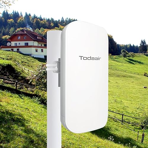 2025 Outdoor WiFi Extender?WiFi Booster | AI Watchdog | Repeater&AP Mode?IP65 Weatherproof | Up to 1200Mbps Dual Band WiFi Extender