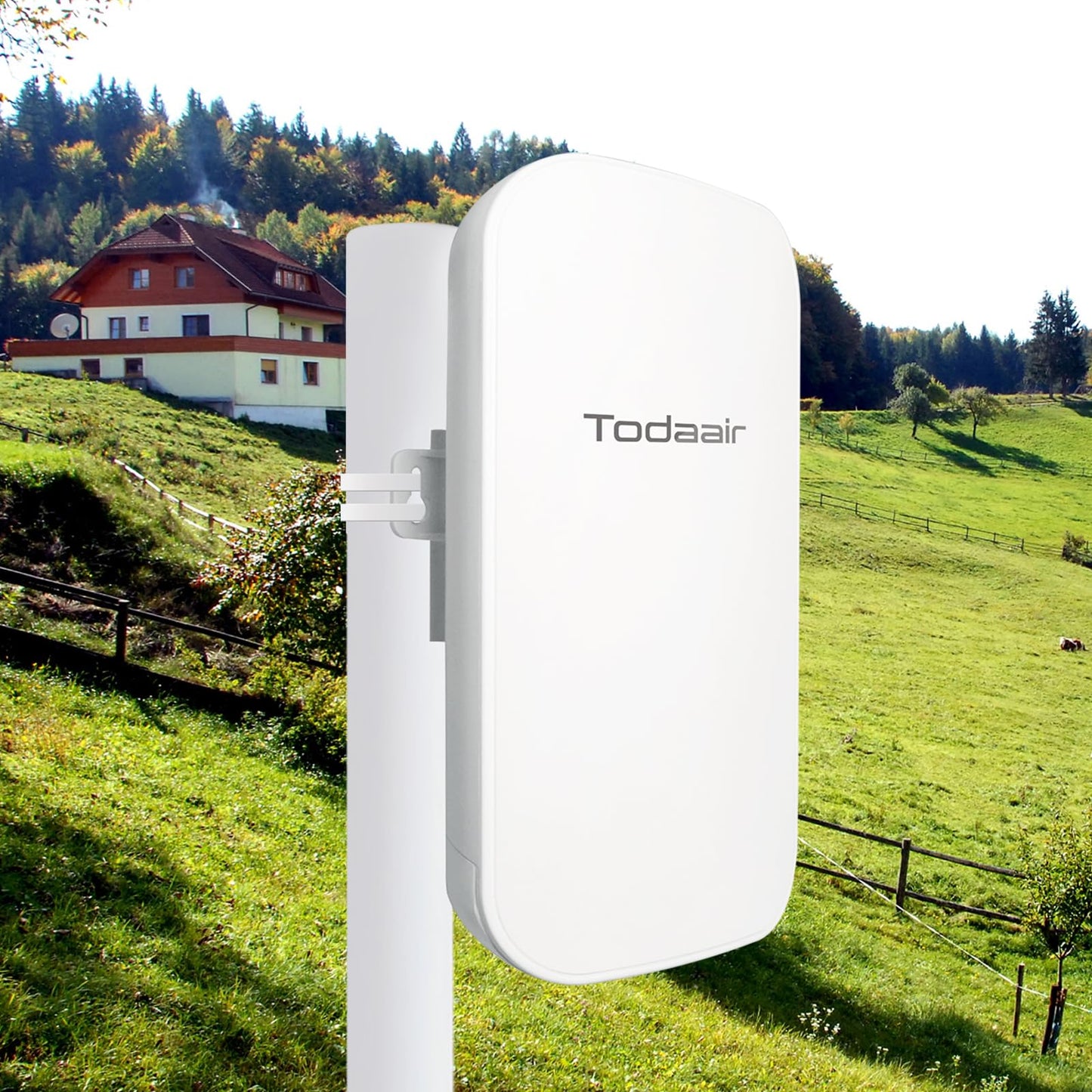 2025 Outdoor WiFi Extender?WiFi Booster | AI Watchdog | Repeater&AP Mode?IP65 Weatherproof | Up to 1200Mbps Dual Band WiFi Extender