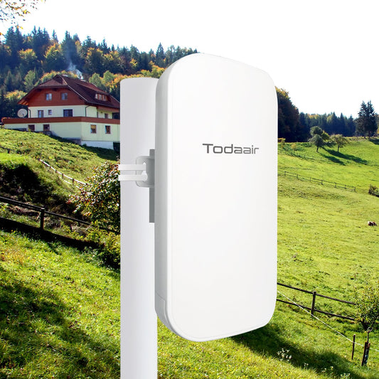 2025 Outdoor WiFi Extender?WiFi Booster | AI Watchdog | Repeater&AP Mode?IP65 Weatherproof | Up to 1200Mbps Dual Band WiFi Extender
