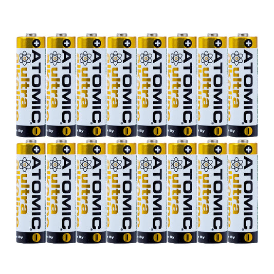 ATOMIC AA Battery 1.5V Ultra Alkaline LR6 AM3 (16 Batteries)
