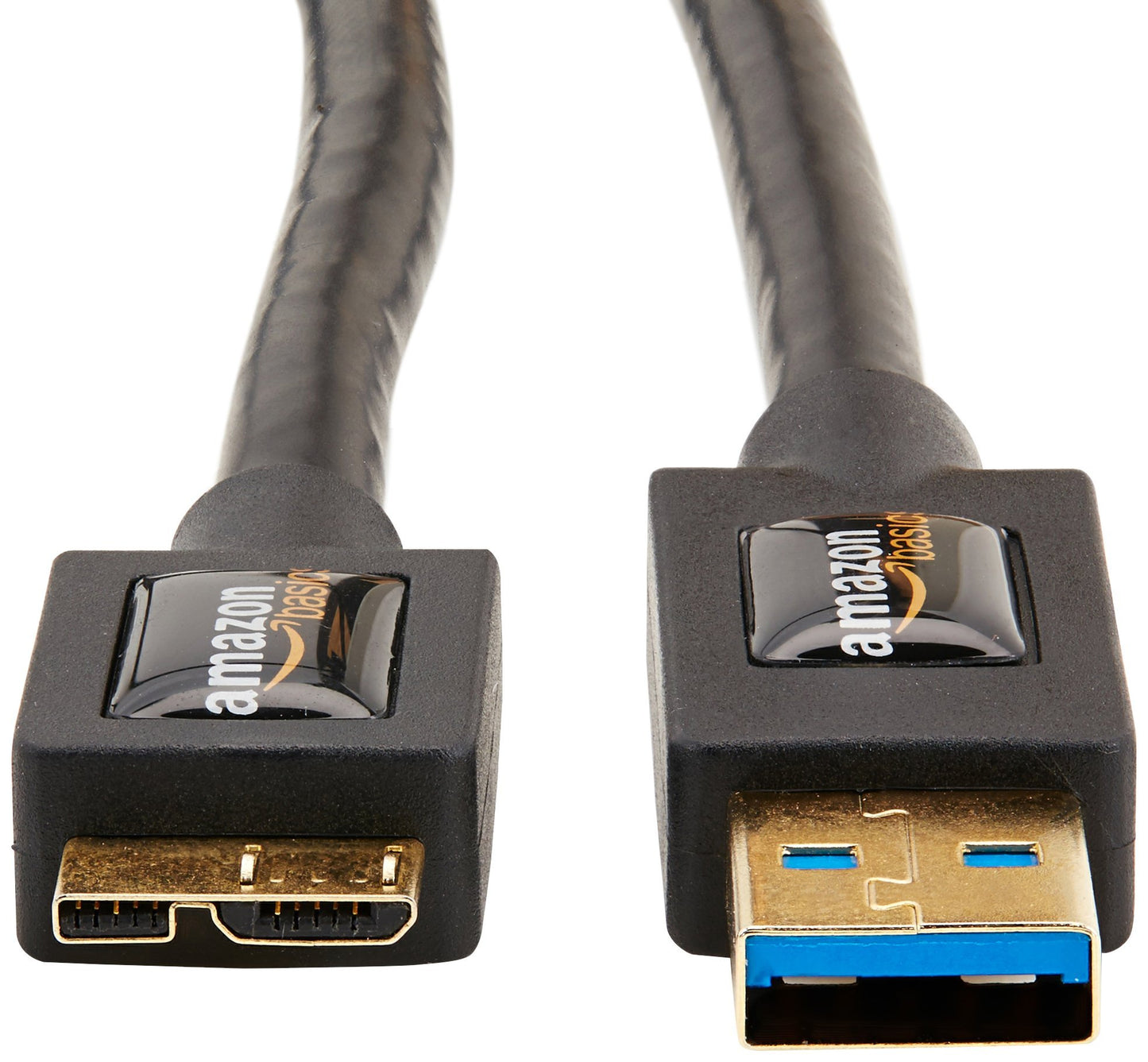 Amazon Basics USB 3.0 Cable, Type USB-A Male to Micro USB, 6 feet (1.8 Meters), Black