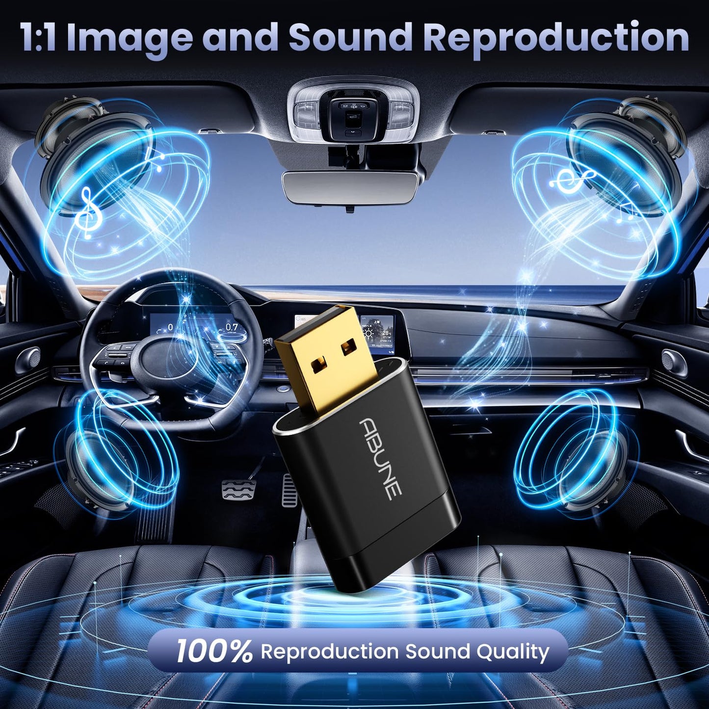 Mini Wireless CarPlay Adapter for iPhone, 2 in 1 CarPlay and Android Auto Adapter, Wired to Wireless, Plug & Play, Seamless Car Connectivity, Compact