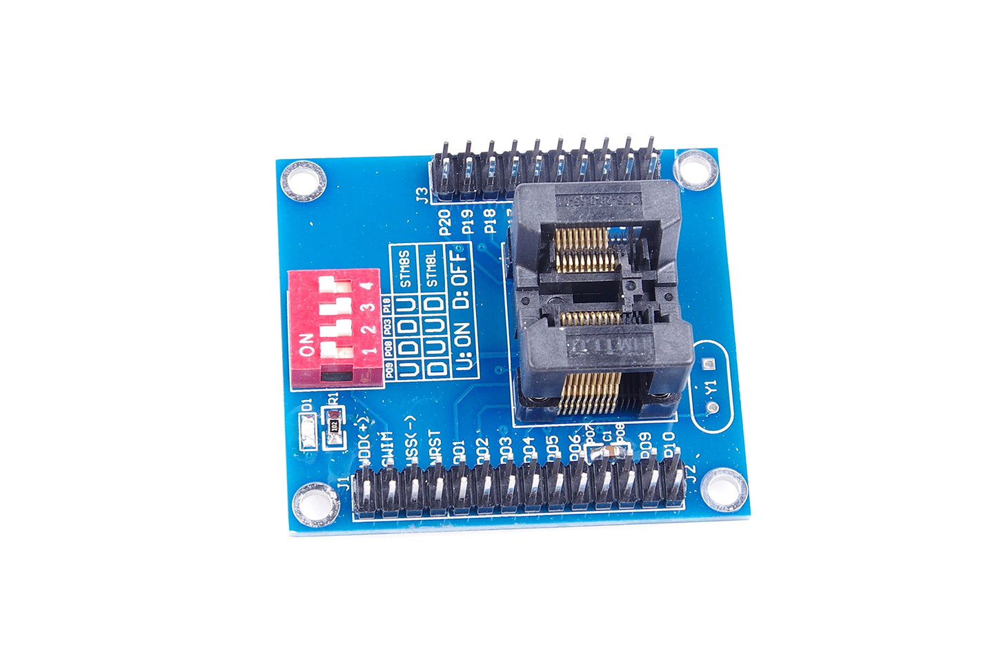 KNACRO STEM8S 8L TSSOP20 Programming Block Test Station Download Programmer Offline Programmer Block