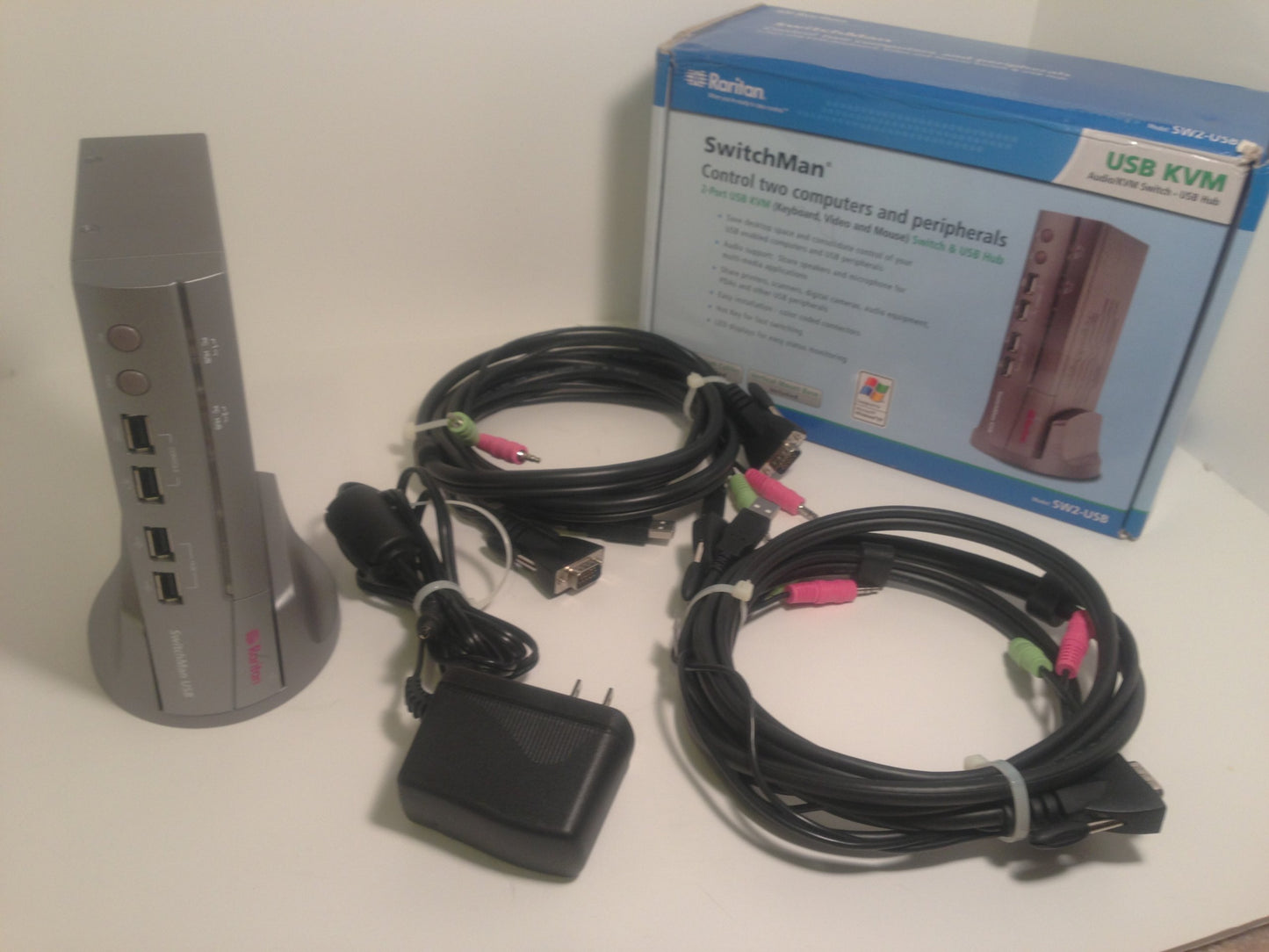Raritan 2PORT Switchman KVM Switch USB (SW2-USB)