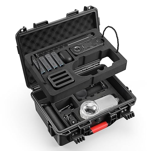 STARTRC VCR Carrying Case for Insta360 X4, Waterproof Travel Case Organizer for Insta 360 X4 Accessories with Double Layers, Large Storage, Hard