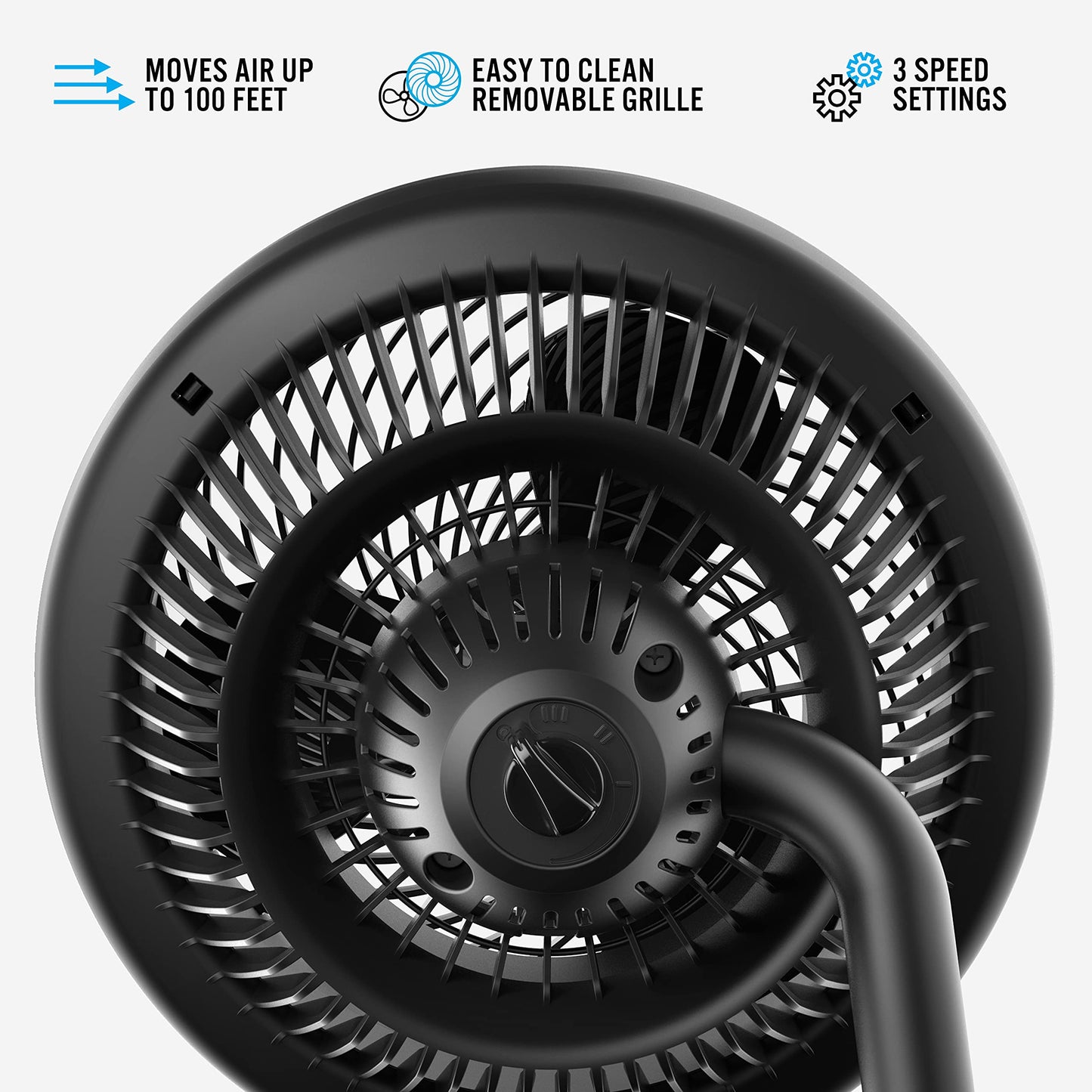 Vornado 783 Full-Size Whole Room Air Circulator Fan, Adjustable Height, 3 Speeds, Tilt Head, Removable Grill, Moves Air 100 Feet, Pedestal Fan