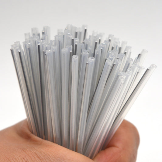 Primeda-telecom Preshrunk Fiber Optic Fusion Splice Protection Sleeve Clear 1000pcs with Box (OD2.4mm x 60mm(L))