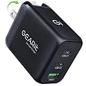 GEARit USB C Charger Block, 65W 3-Port Fast Charging Adapter, Compact Foldable PD Charger, Compatible with MacBook Pro/Air, iPad, iPhone 17/16/15/14
