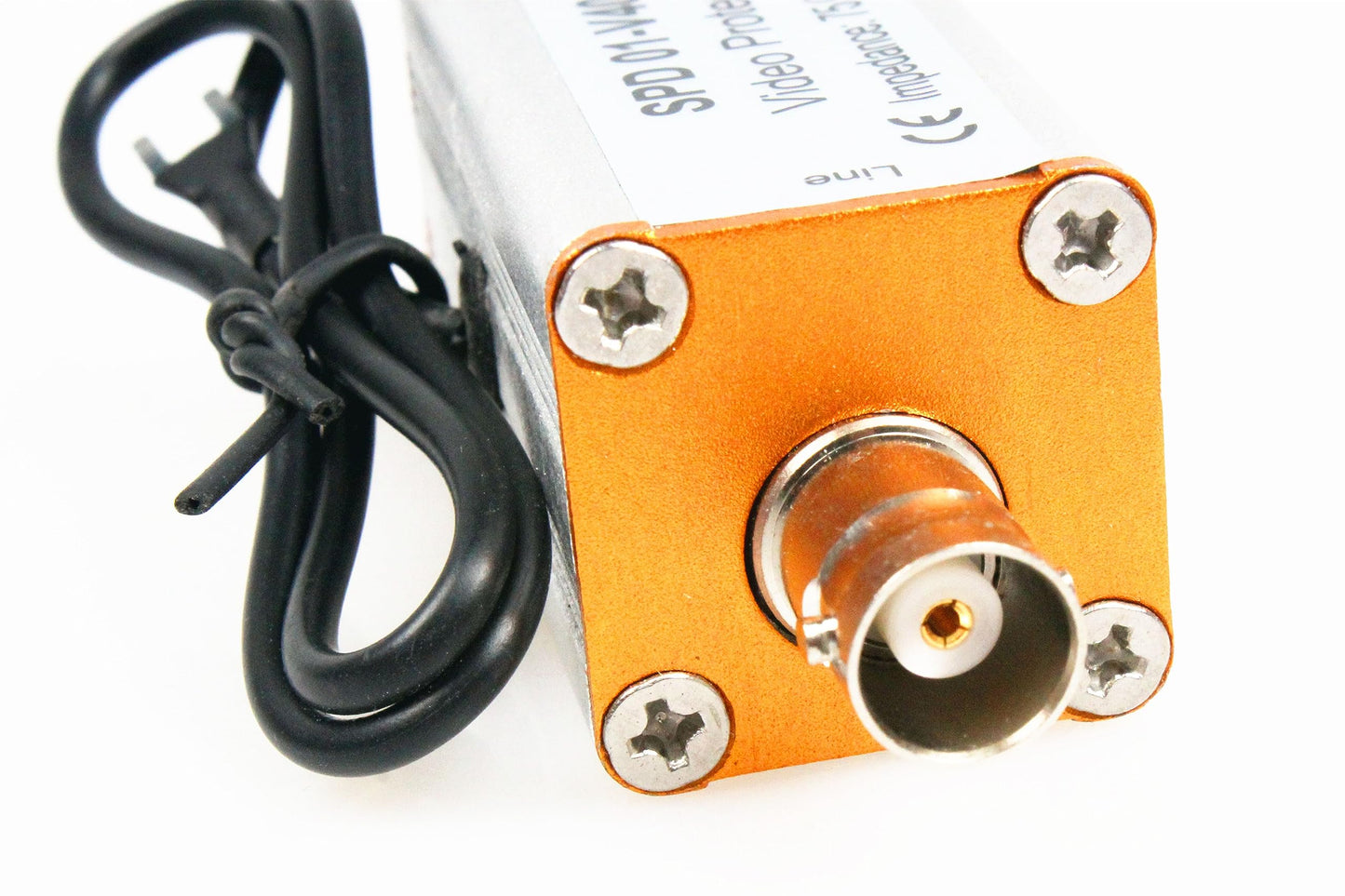 NOYITO Single BNC Coaxial Lightning Arrestor Surge Protector BNC Male to Female Suitable for Coaxial Communication Monitoring Equipment Ethernet