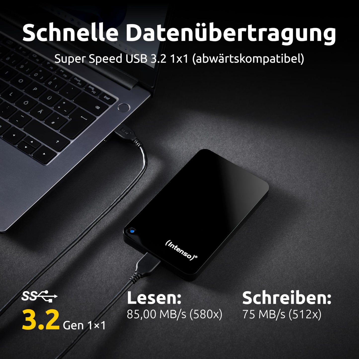 Intenso Memory Drive - 2, 5" External Hard Drive 2 TB
