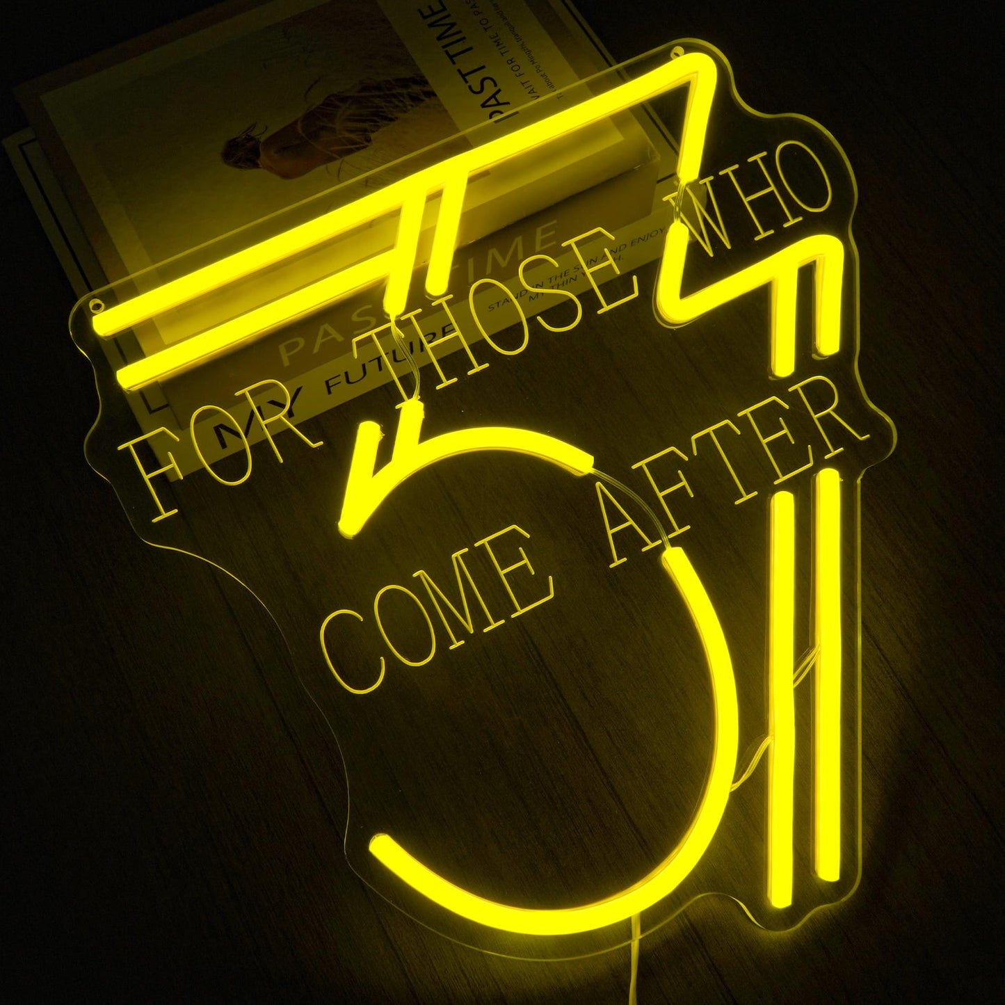 For Those Who Come After LED Sign 33 RPG Game Themed Neon Signs Gaming Decor Fantasy World LED Light Cyberpunk Aesthetic Decor for Gamer Room and RPG