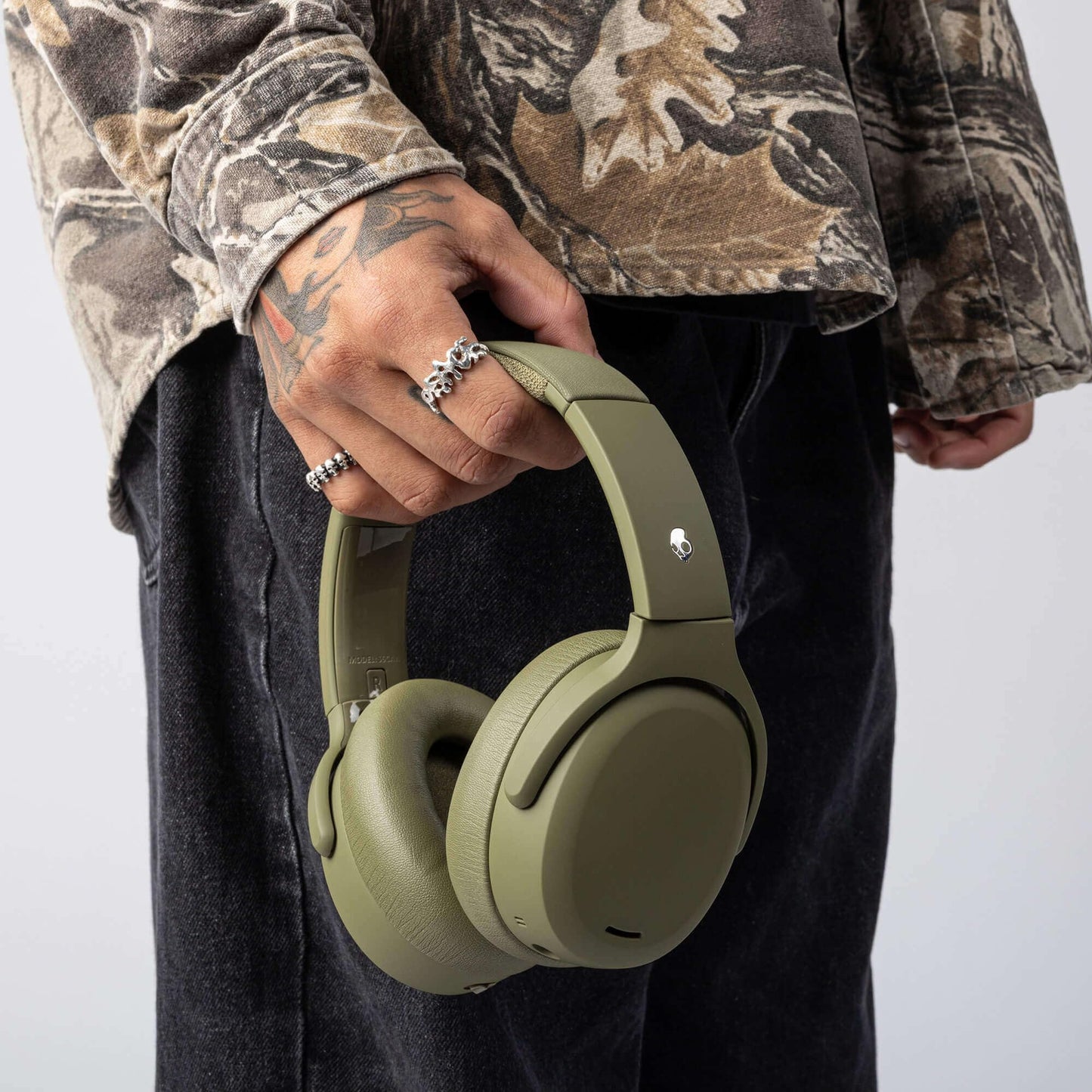 Skullcandy Crusher ANC 2 Noise Cancelling Wireless Headphones - Drab