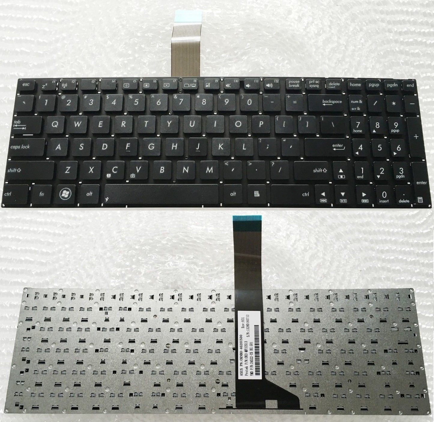 wangpeng® New Black US Laptop Keyboard for Asus X550VX-MS71 X550V Notebook Keyboard English Laptop keypad Teclado