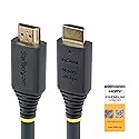 StarTech.com 25ft (7.6m) Premium Certified High Speed HDMI Cable, 4K 60Hz/1440p 144Hz, 18Gbps, UHD HDMI 2.0 Cord, TPE Jacket