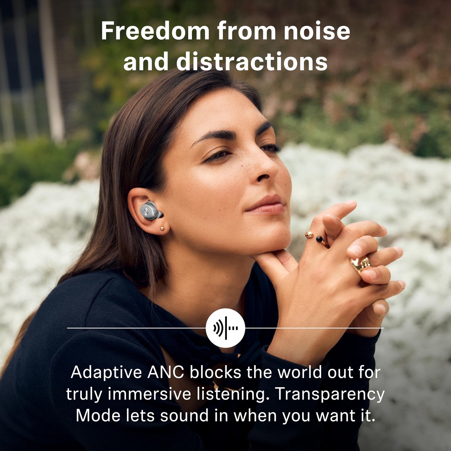 Sennheiser Momentum True Wireless 4 Smart Earbuds, Bluetooth 5.4, Crystal-Clear Sound, Noise Cancelling Earbuds, Comfortable Design, 30-Hour Battery