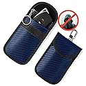 Vammcht Upgraded Faraday Bag for Key Fob (2 Pack), Premium Faraday Key Fob Protector- Car RFID Signal Blocking, Car Security Protection, Anti-Theft