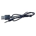 Underwater Audio Official USB Charging Cord Compatible with Delphin and Delphin 2.0 (12 inch Long USB to 3.5mm)