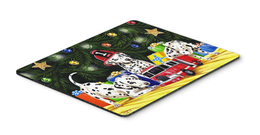 Caroline's Treasures AMB1316MP Christmas Favorite Gift Dalmatian Mouse Pad, Hot Pad or Trivet for Home Office Gaming Working Computers Laptop Mouse