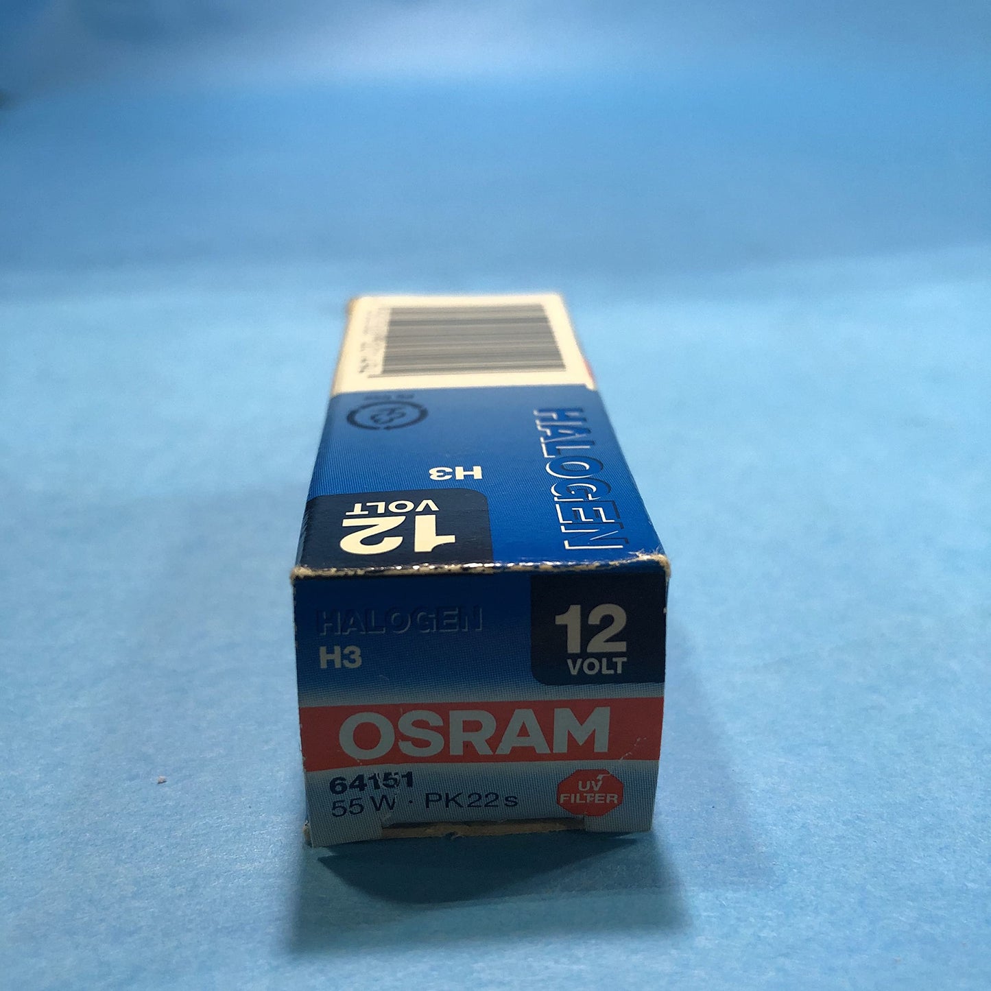 OSRAM SYLVANIA 64151 H3 (31397) 55W 12V PK22S / LEAD WITH SPADE CONNECTOR CLEAR T3 1/4 Halogen