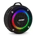 Coby Waterproof True Wireless Speakers, Shower Speaker, Bluetooth Speakers, 3W, Hi-Quality Sound, 33-Ft Wireless, Pair Speakers Together, Speakers