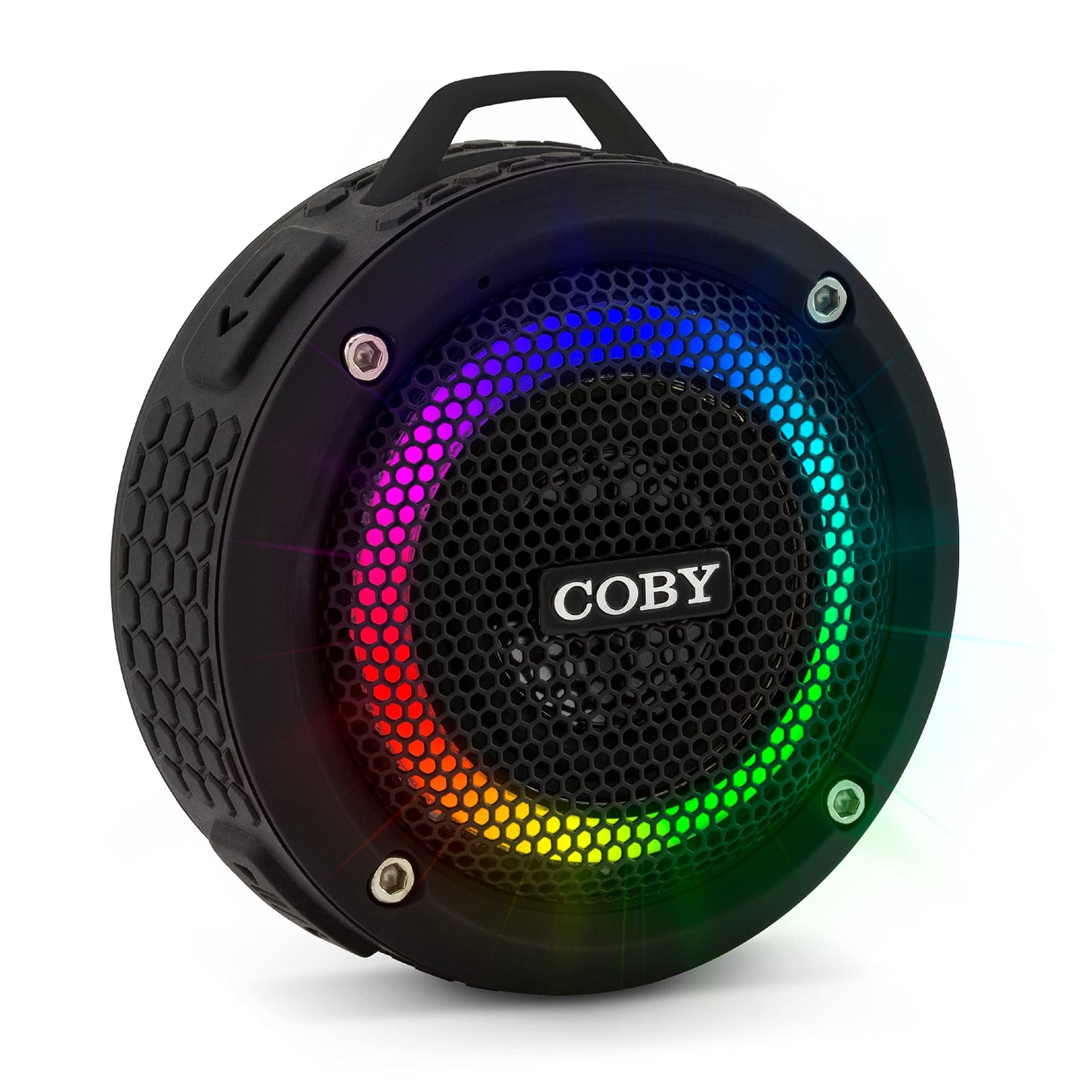 Coby Waterproof True Wireless Speakers, Shower Speaker, Bluetooth Speakers, 3W, Hi-Quality Sound, 33-Ft Wireless, Pair Speakers Together, Speakers