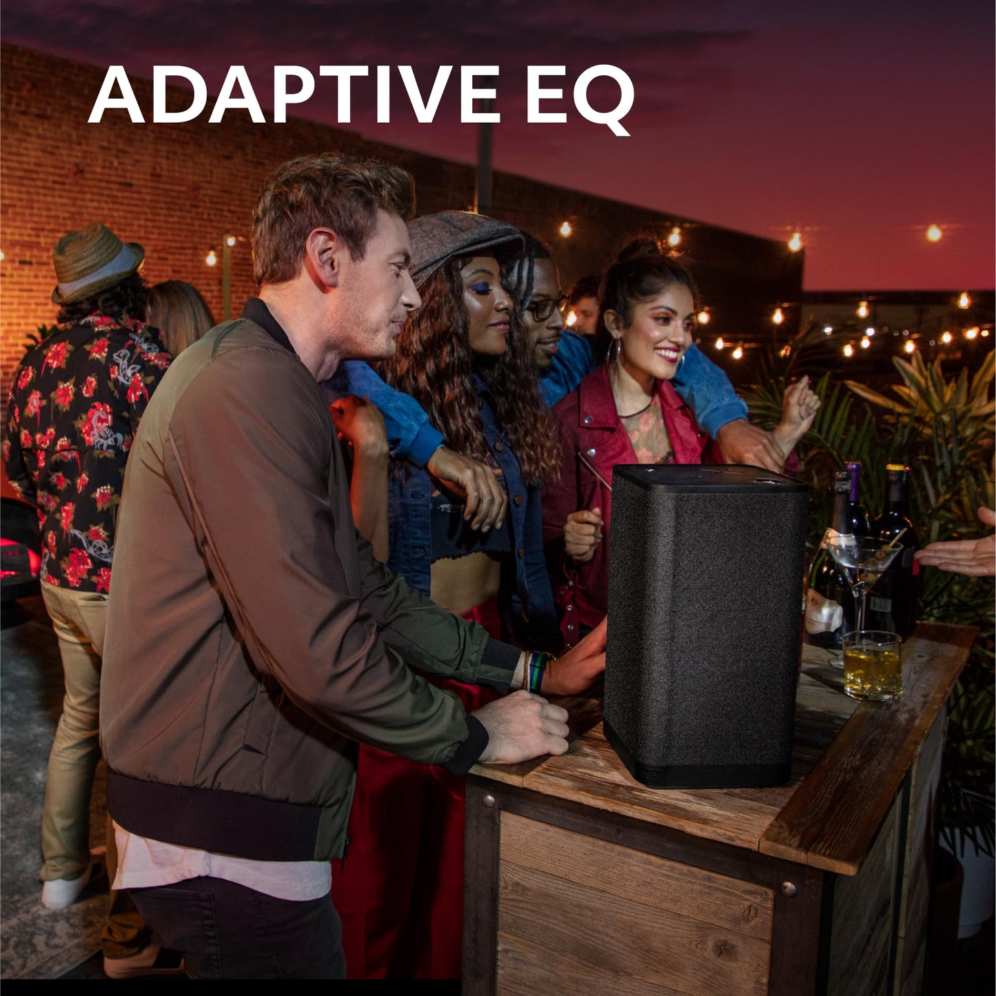 Ultimate Ears HYPERBOOM Portable Bluetooth Speakers, Loud Party Speaker, Big Bass, Water Resistant IPX4, 150 Ft Range, USB-C - Black