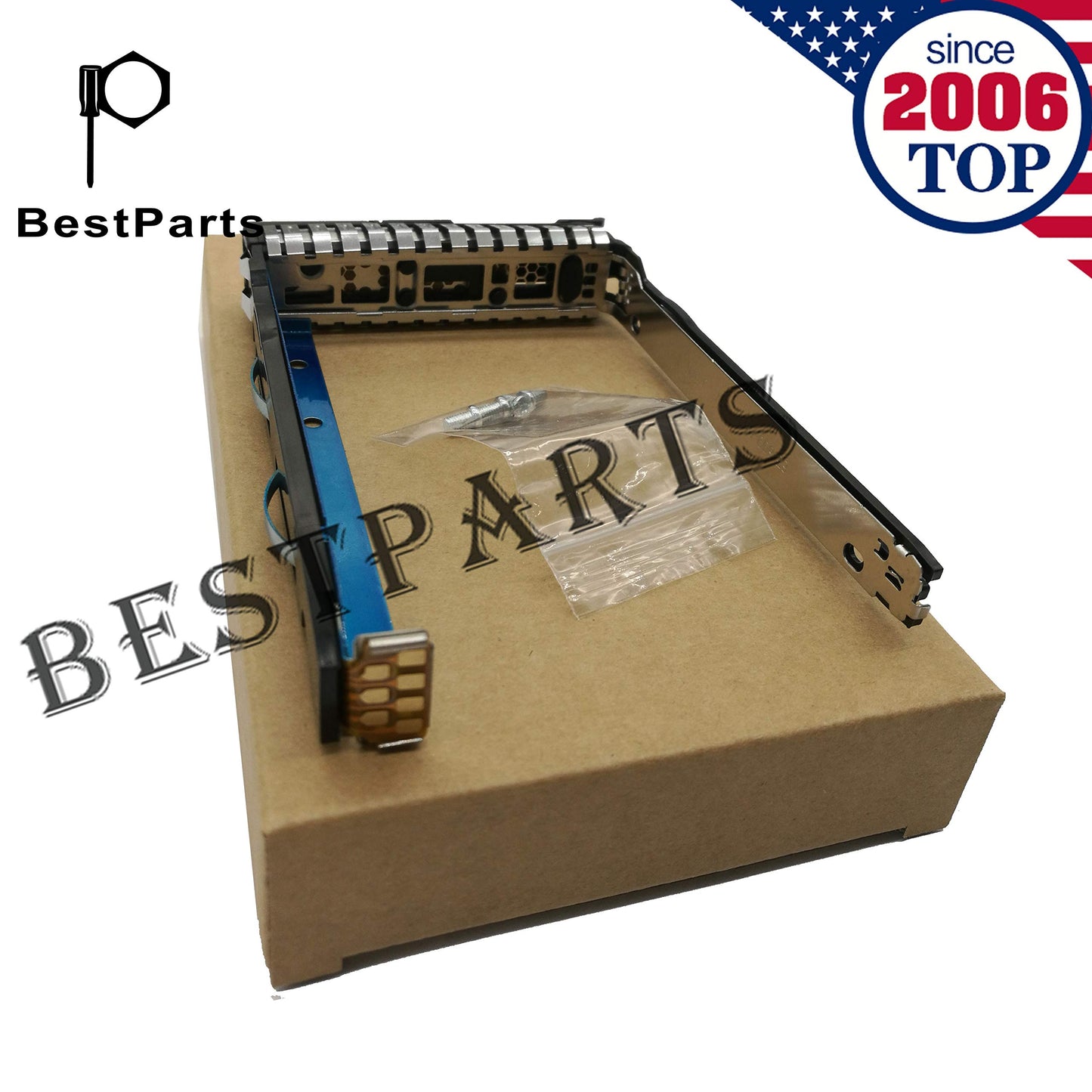 BestParts 2.5" SFF SAS NVMe SSD HDD Tray Caddy for HP DL360 DL380 G10 727695-001 w/ Screws