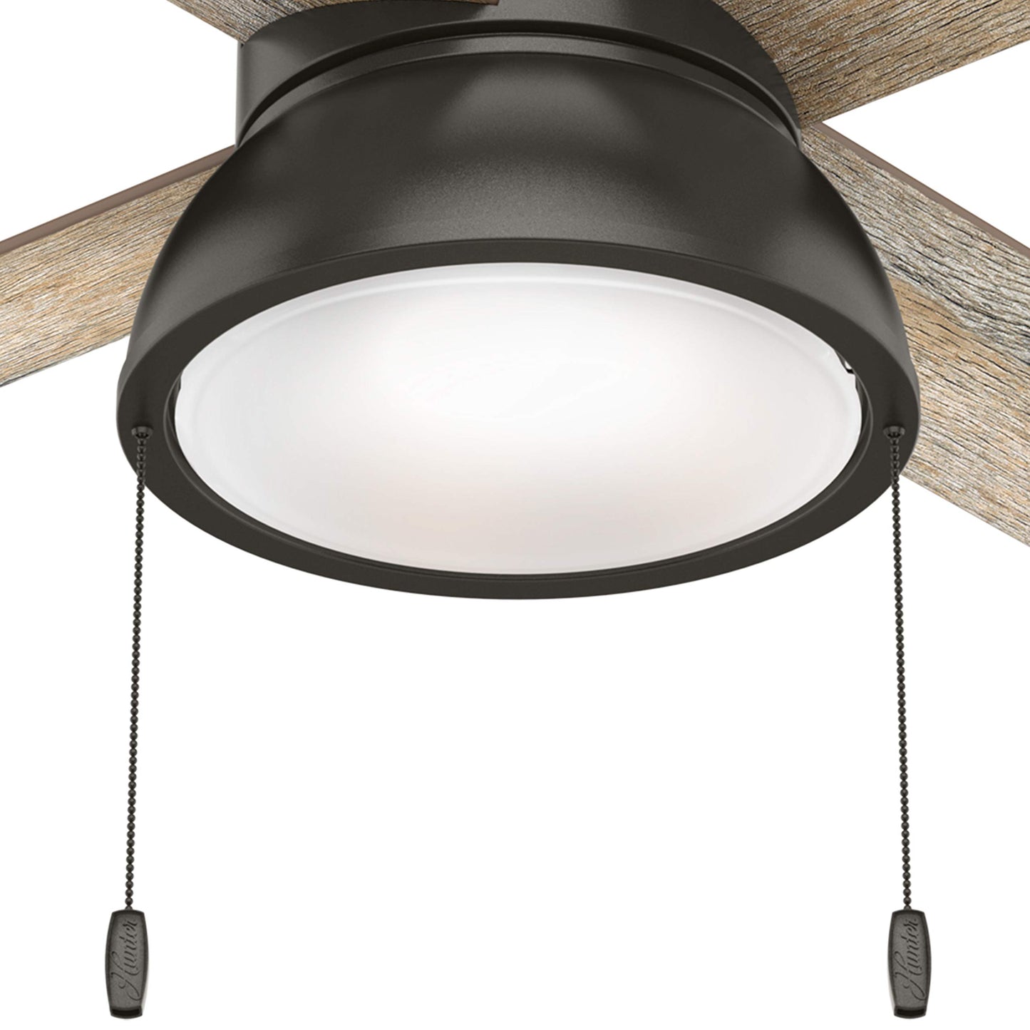 Hunter Fan 52 inch Noble Bronze Ceiling Fan with LED Lights - 4 Blade (Renewed)