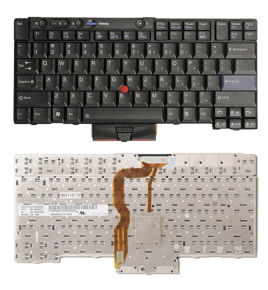Compatible Laptop Keyboard Replacement for Lenovo IBM Thinkpad T400s T410s T410 T510 W510 T420 T520 T520i W520 W520i Series P/N: 45N2141 45N2071